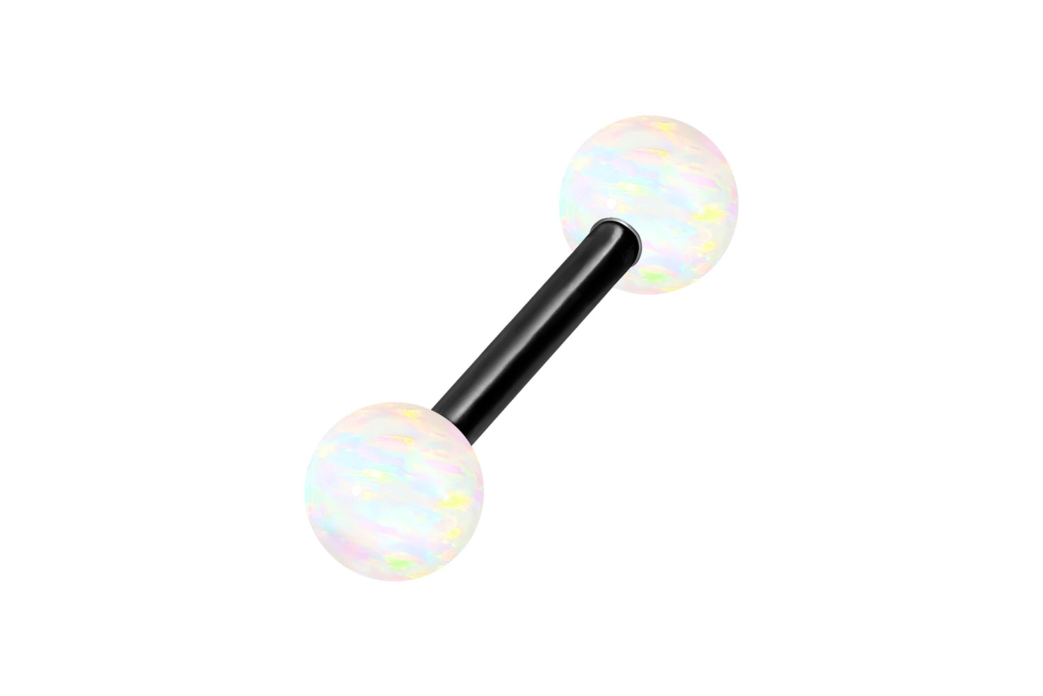 Titan Barbell Piercing SYNTHETISCHE OPALE